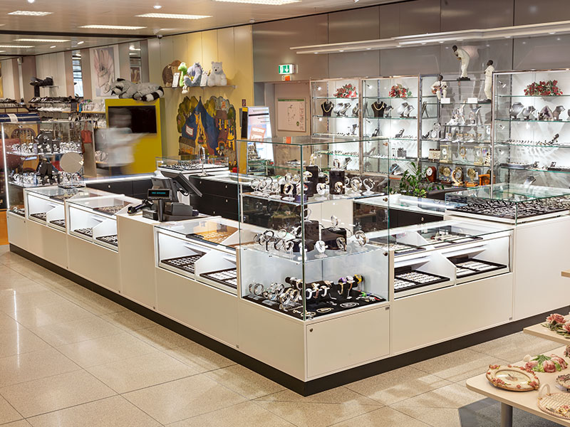 Bader shop in shop system for jewelry and watches