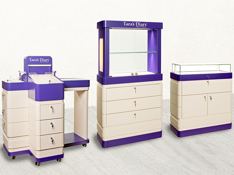 Tara´s Diary shop in shop system for jewellery at the point of sale