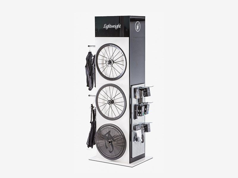 Shop in Shop system for racing bikes