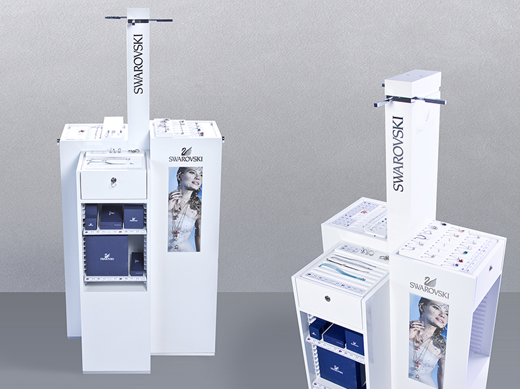 Solution individuelle shop in shop pour les bijoux