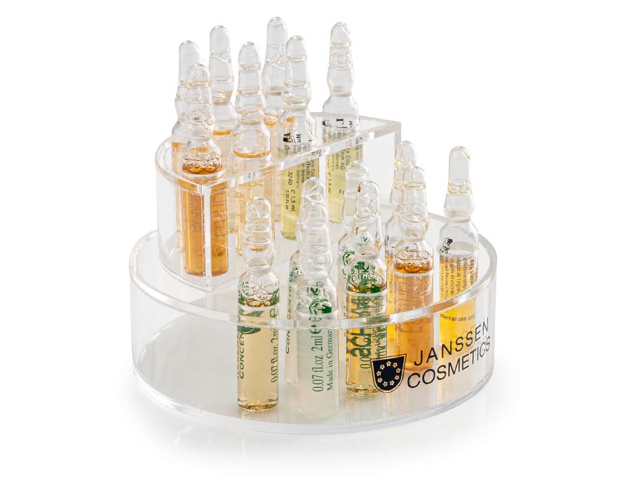 Plexiglass displays for merchandise presentation