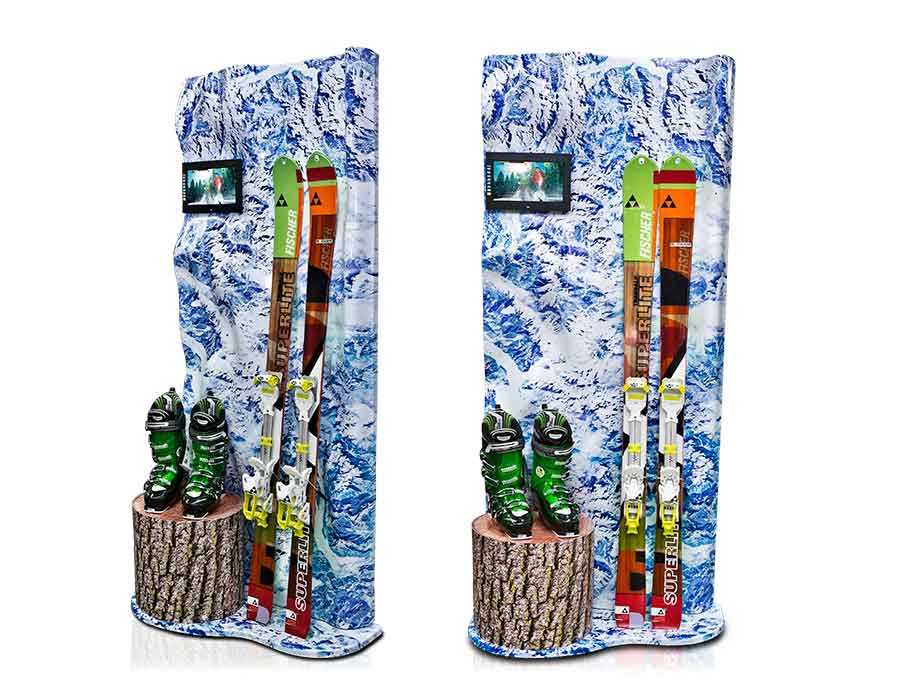 Stand displays for product presentation at the point of sale